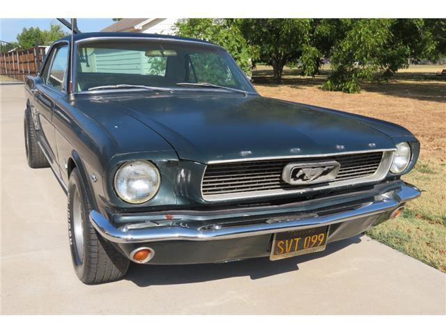 Thumbnail: 1966 ford mustang green manual