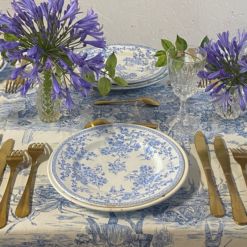 Thumbnail: LAURÉANDE - 6 Assiettes à dessert