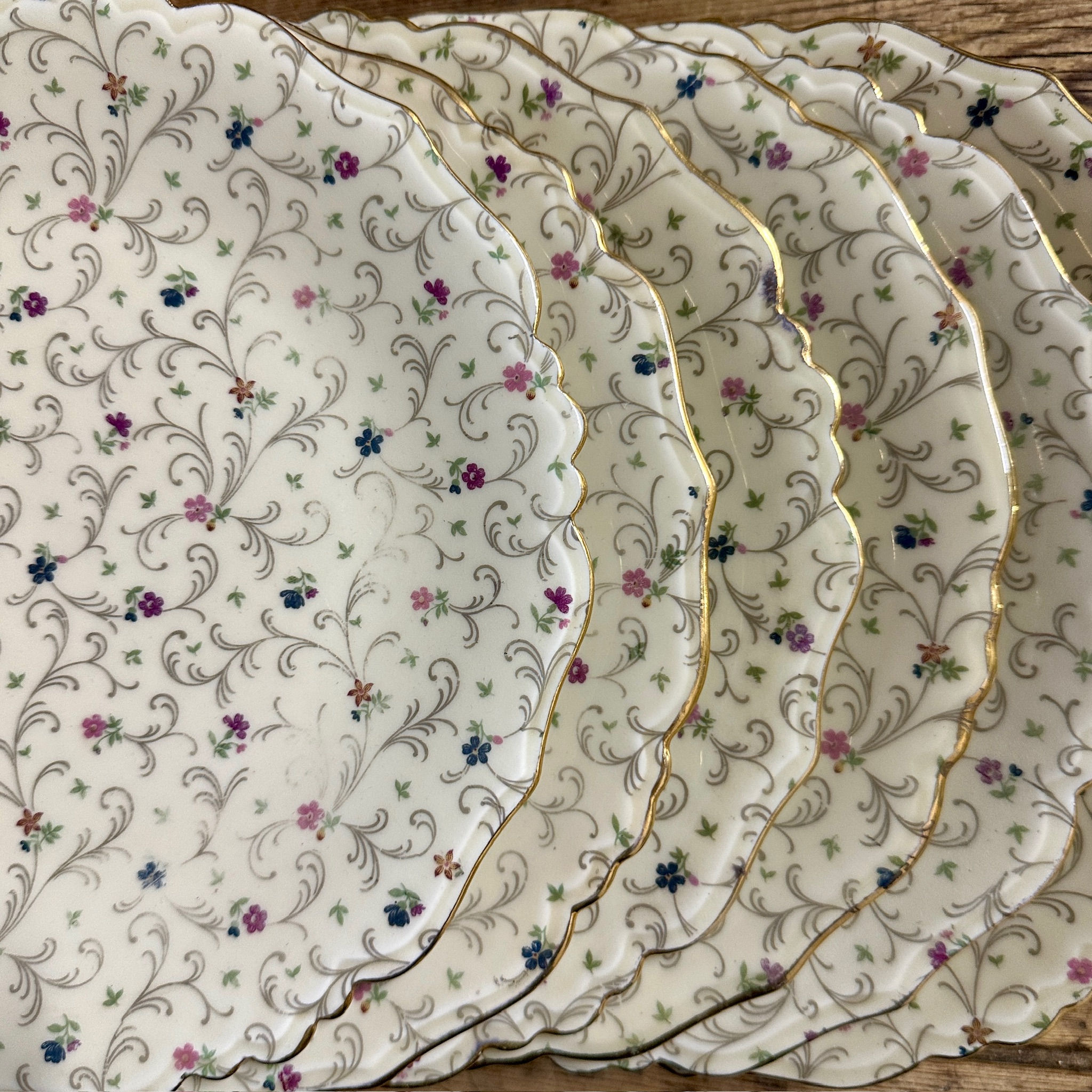 FLORABELLE - 6 Assiettes plates