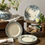 Thumbnail: 6 Assiettes  à dessert- BRUNE