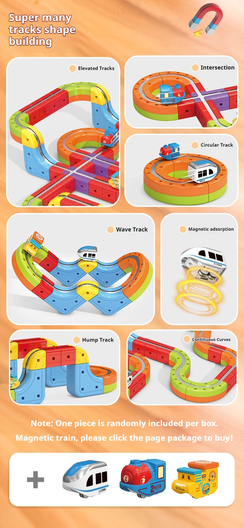 Thumbnail: Educational Electric Magnetic Levitation Train Track Cube 3