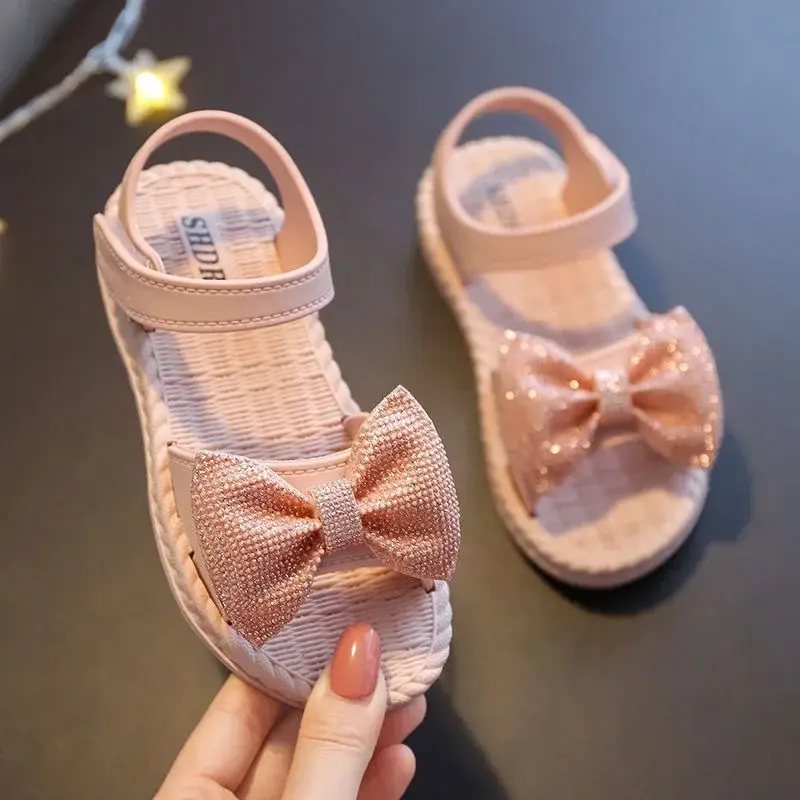 Thumbnail: Sparkle Bow Sandals