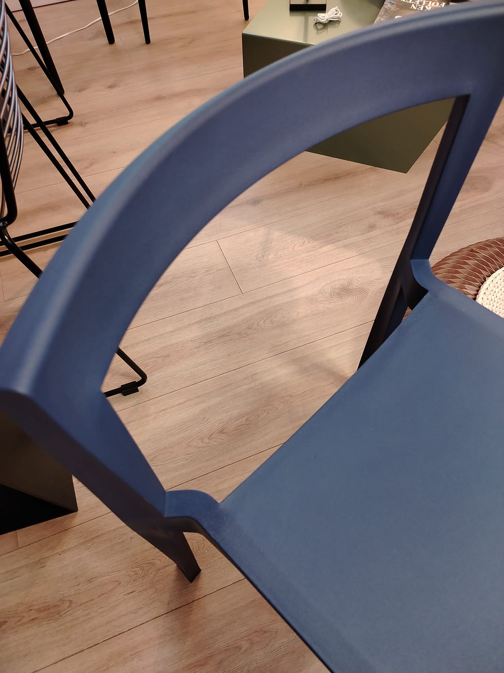 Miniatura: sillas comedor azules