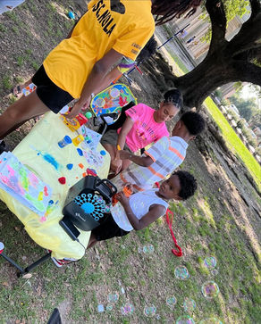 Babysitters Club Nola Field Day Childcare event