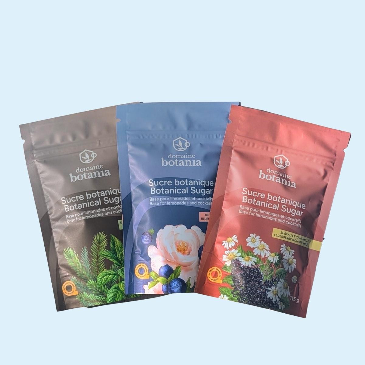 Trio de limonades botaniques et mocktails boréals