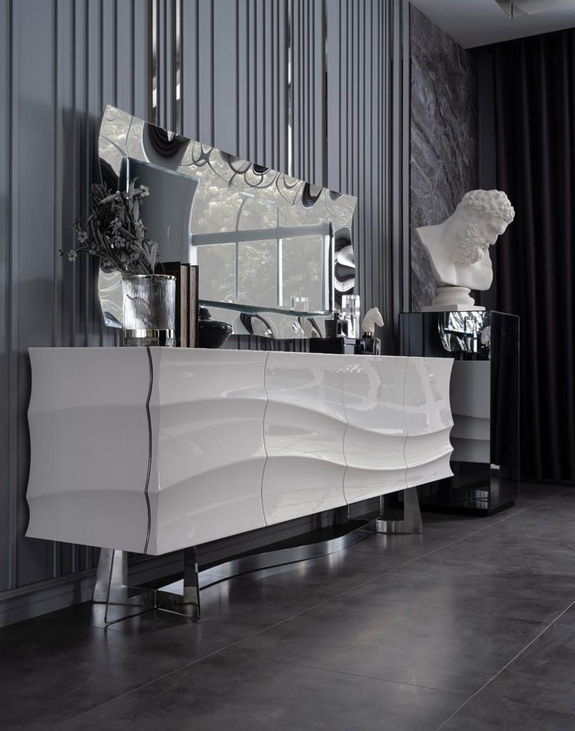 الصورة المصغرة: Druig Ekru Yemek Odası Takımı