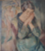 Annonciation, 67x75cm, collection particulière, © Coupe-File Art