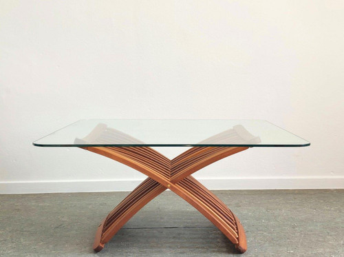 Steamer table base, Thomas Lamb | TREEN