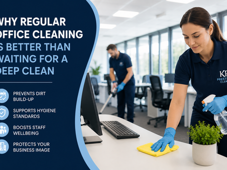 Why Regular Office Cleaning Is Better Than Waiting for a Deep Clean