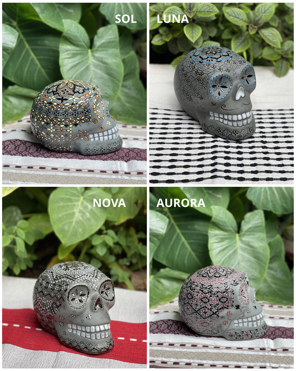 Miniatura: Alcancía Calavera Mexicana