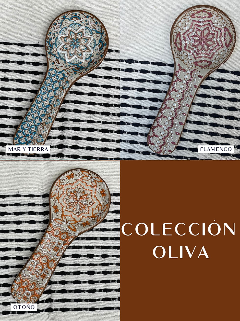 Miniatura: Portacuchara con flor