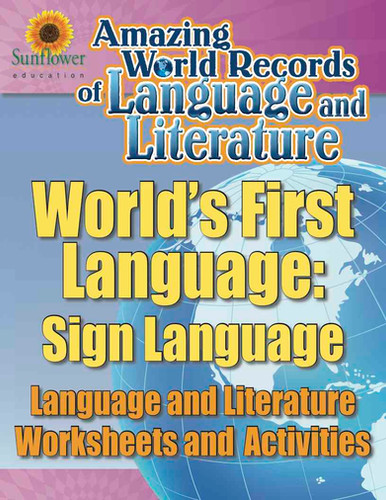 First Languages On Sign FIRST LANGUAGE: SIGN LANGUAGE—Language and Literature Worksheets and ...