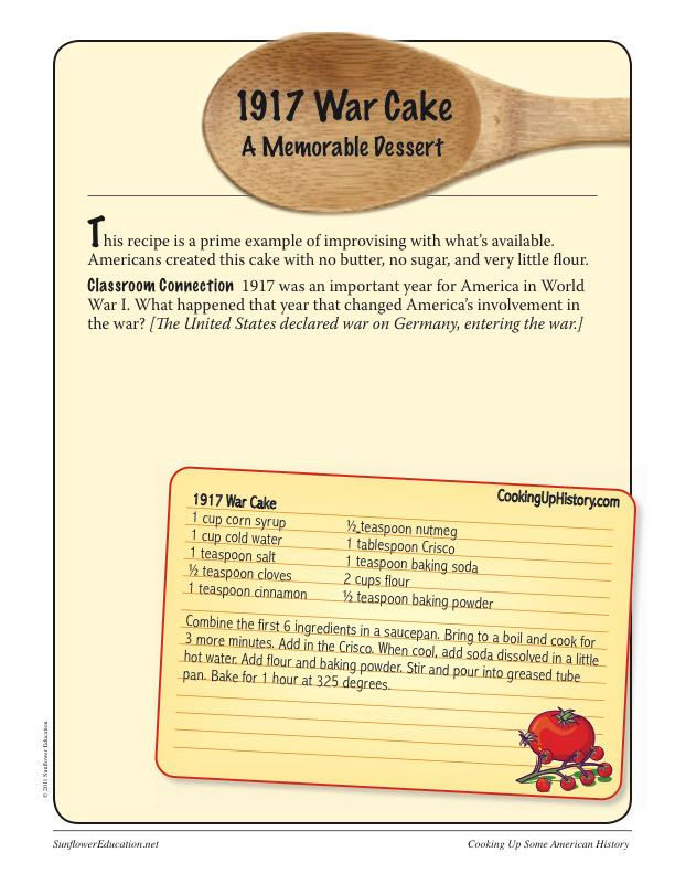 Thumbnail: Cooking Up Some American History: World War I Recipes