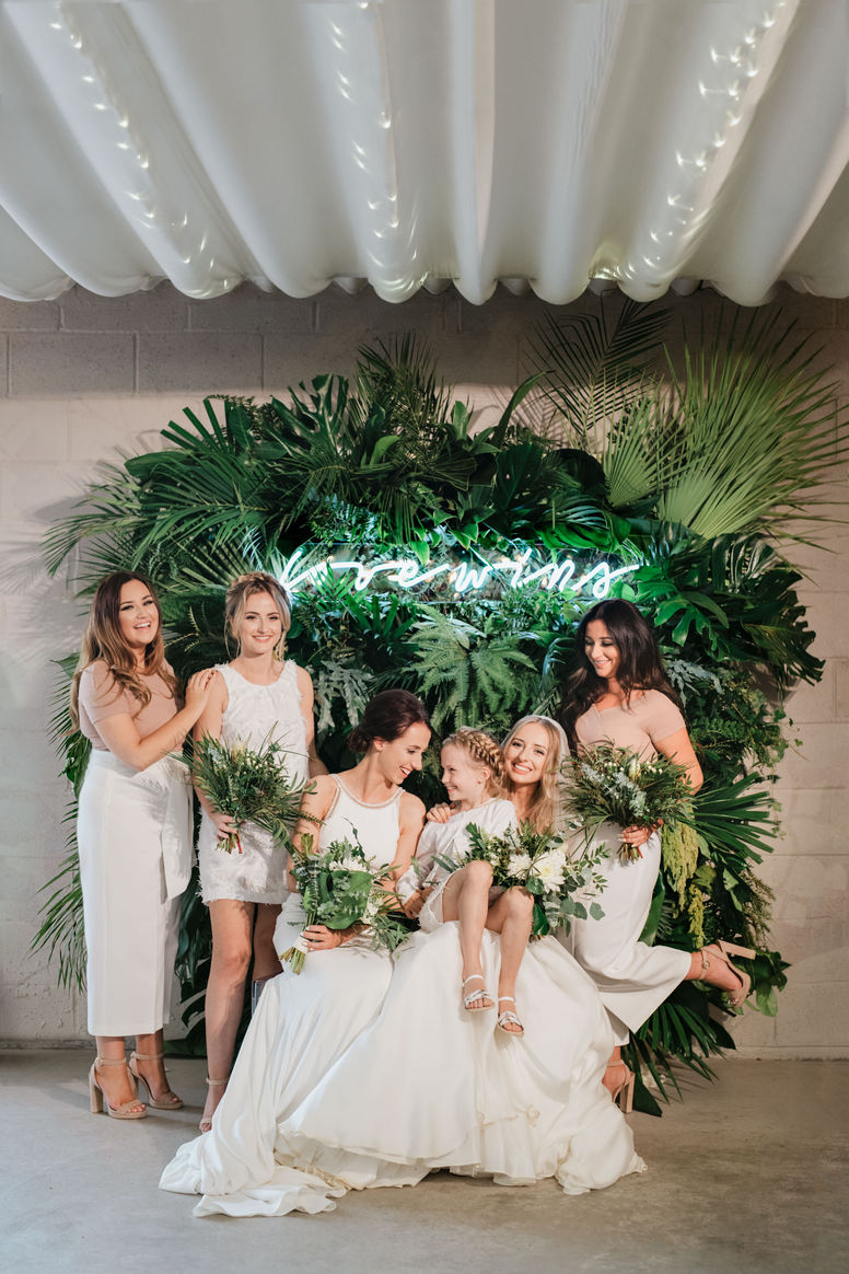 Cool and Stylish Wedding for Sarah and Jessica at Axnoller