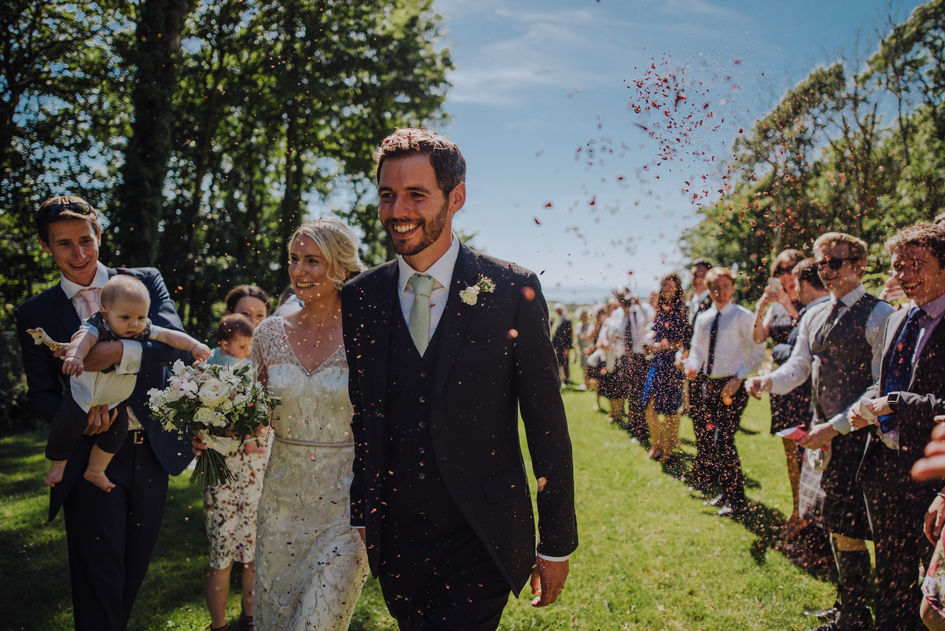 Georgian simplicity at Smedmore House for Alice and Tom.