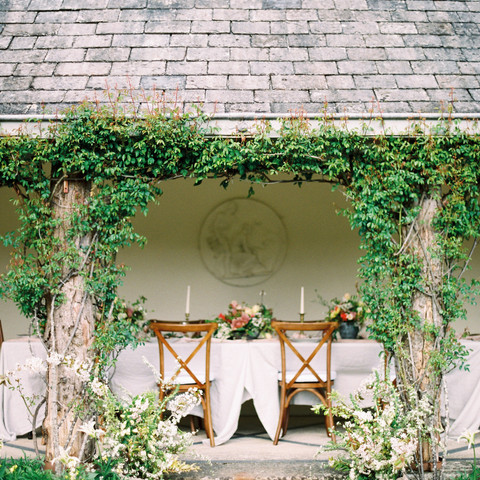 Spring Wedding Set up