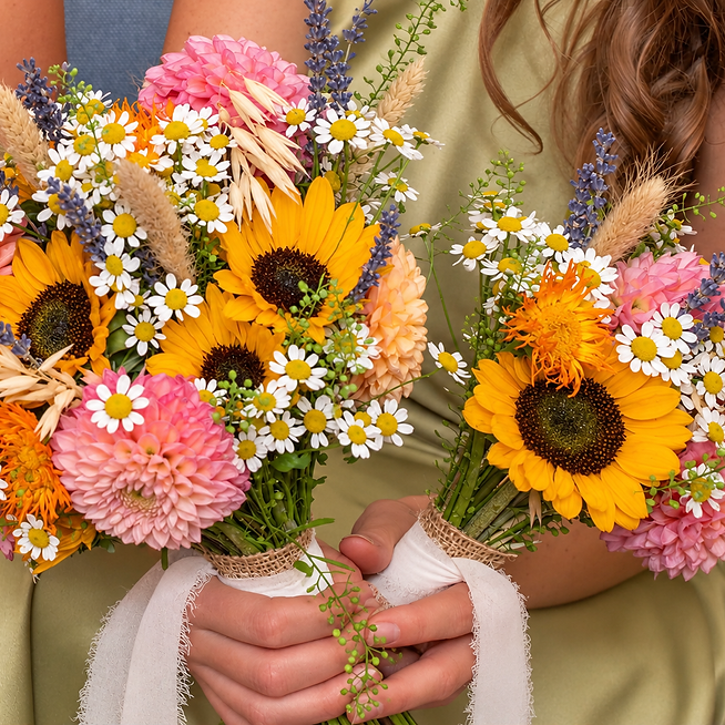 Rustic Sunflower Bridal Bouquets.png