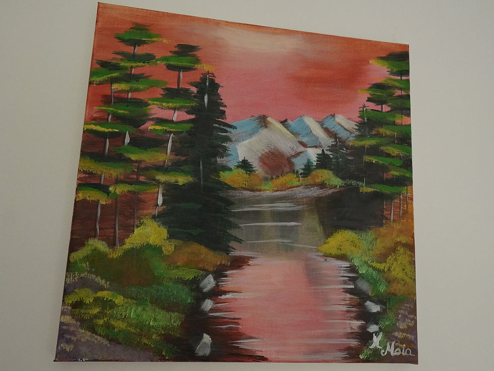 Miniatura: Serene Pink Sunset