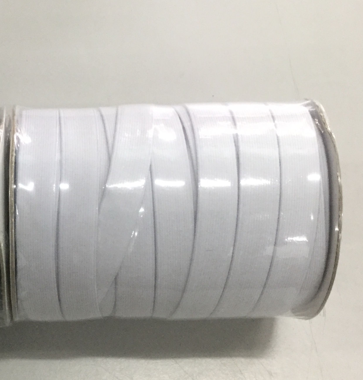 20mm Non Roll Wht Elastic 50m Roll