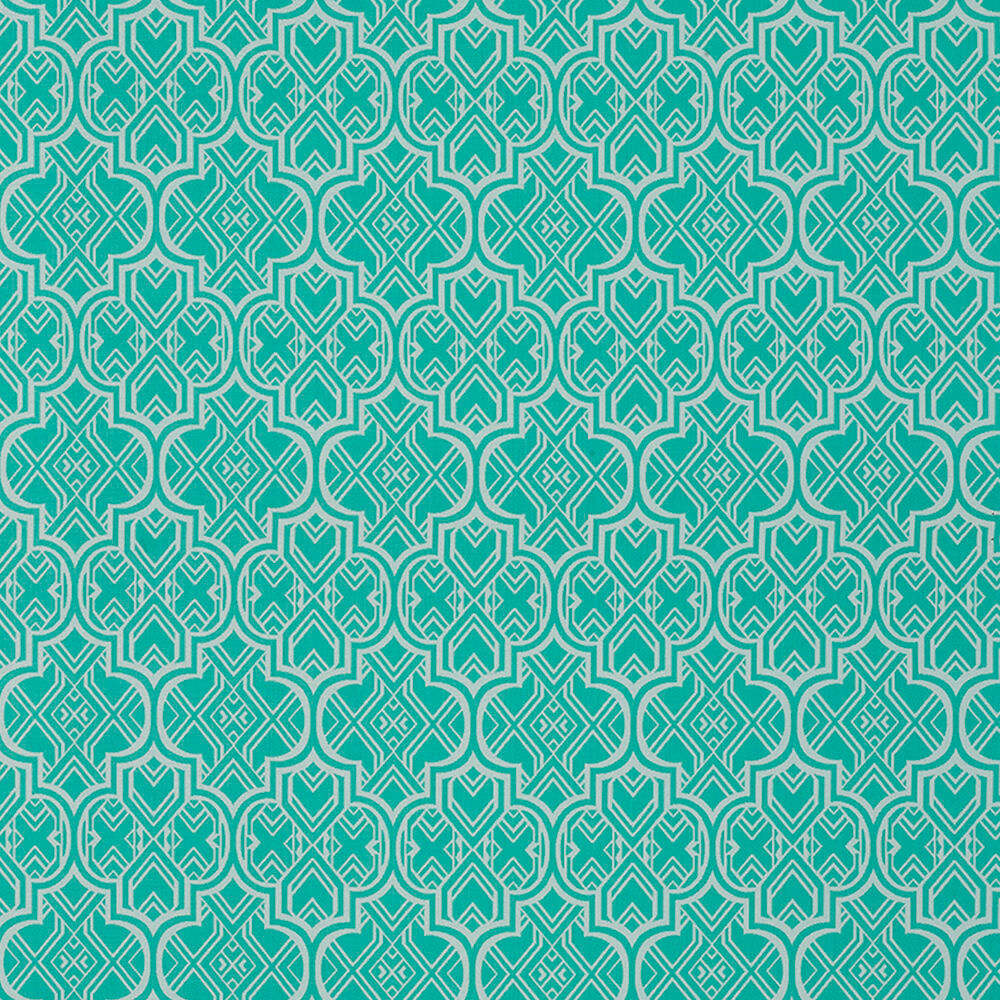 5mts "ANDALUSIA" Aqua Outdoor Fabric