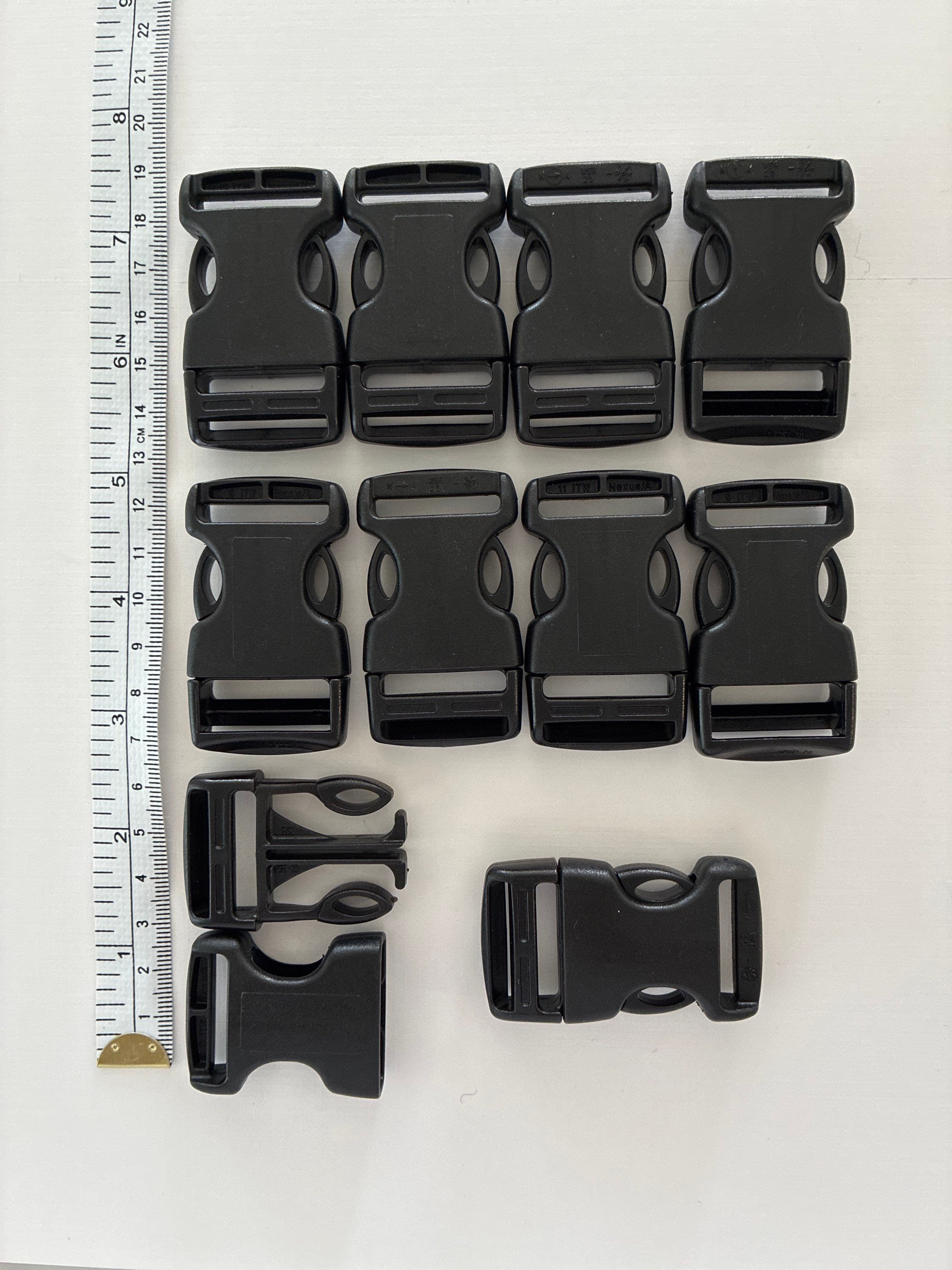 10 Strap Buckles 25mm 