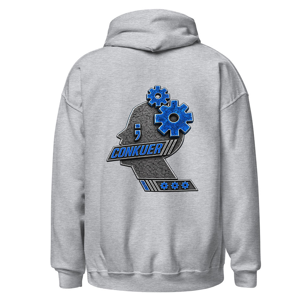 Thumbnail: Unisex Hoodie  CONKUER "UNDEFEATED"