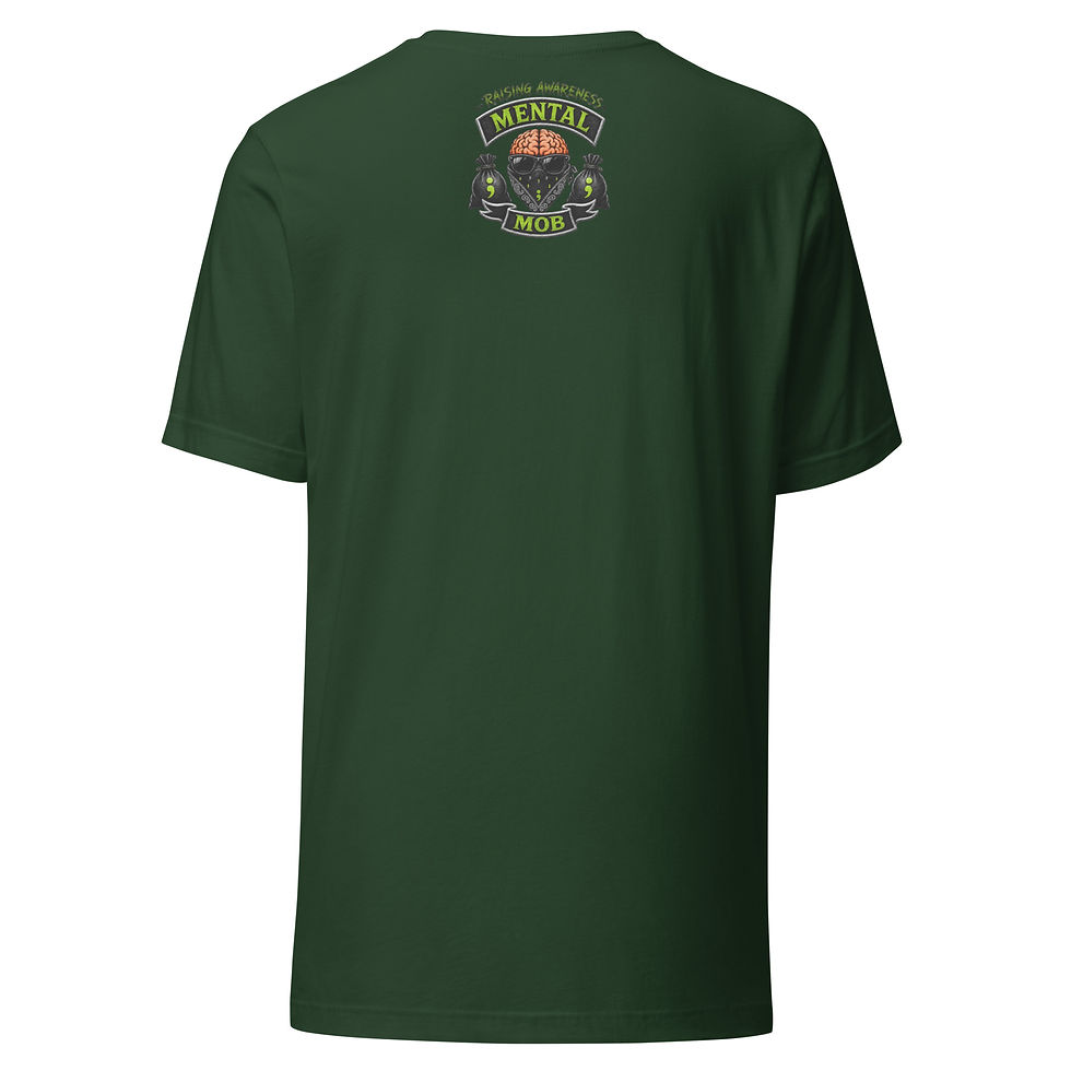 Thumbnail: Unisex t-shirt MENTAL MOB  "SELF CARE"
