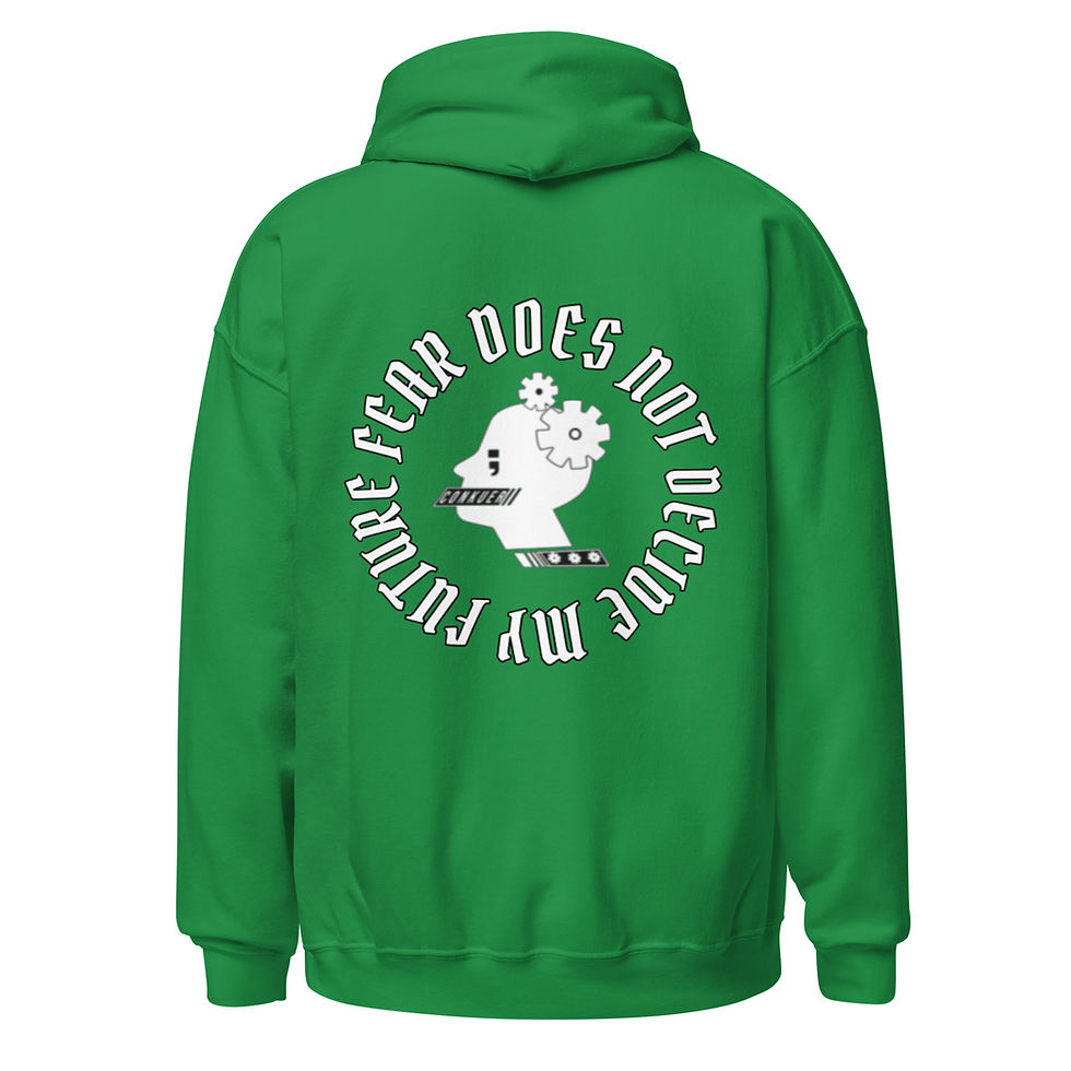 Thumbnail: Unisex Hoodie "FEAR DOES NOT DECIDE MY FUTURE"