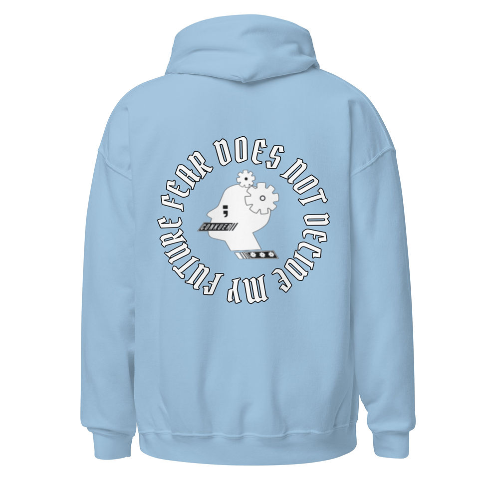 Thumbnail: Unisex Hoodie "FEAR DOES NOT DECIDE MY FUTURE"