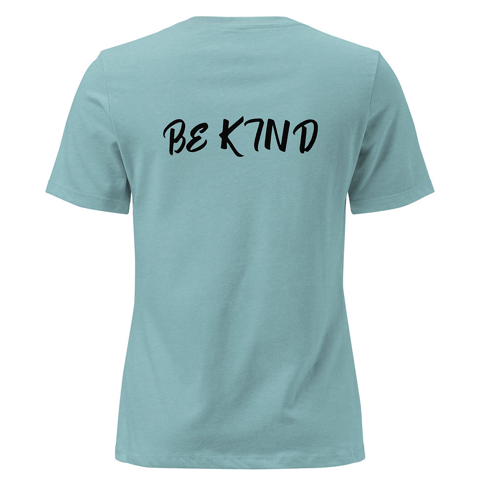Thumbnail: Women's Relaxed T-Shirt "BE KIND"