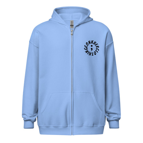 [ STIGMA ]★ 22 DOLLARS HEAVY SWEAT ZIPUP HOODIE 22 LETTER GRAPH OVERSIZED HEAVY SWEAT HOODIE WHITE MELANGE