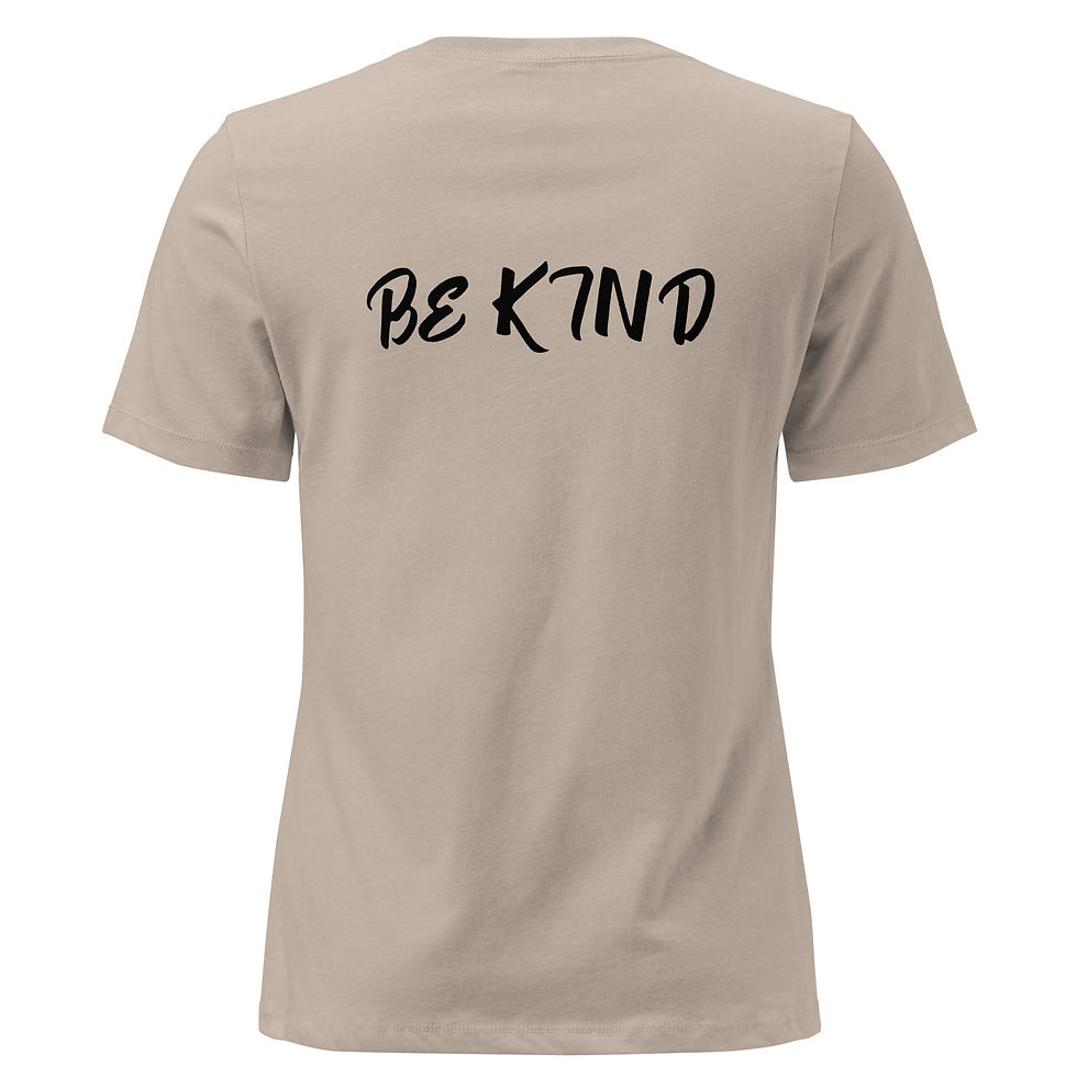 Thumbnail: Women's Relaxed T-Shirt "BE KIND"
