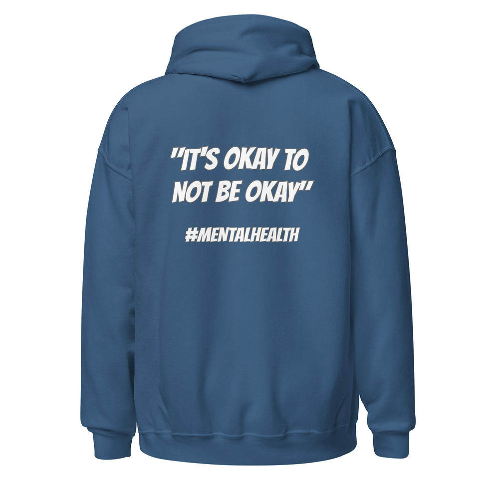 Thumbnail: Unisex classic hoodie - "IT'S OKAY TO NOT BE OKAY"