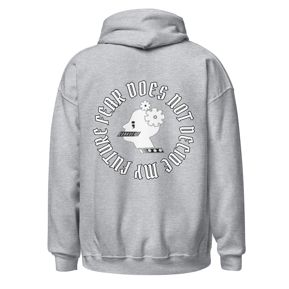 Thumbnail: Unisex Hoodie "FEAR DOES NOT DECIDE MY FUTURE"