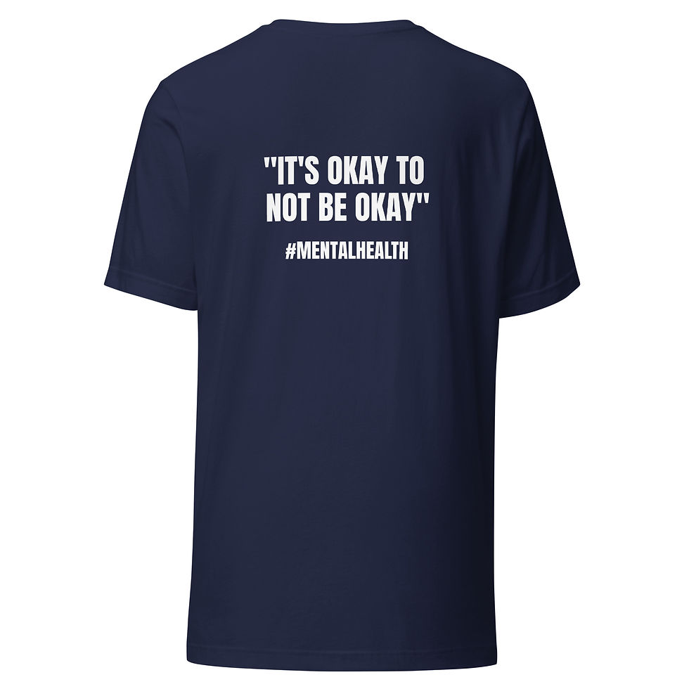 Thumbnail: Unisex t-shirt - "IT'S OKAY TO NOT BE OKAY"