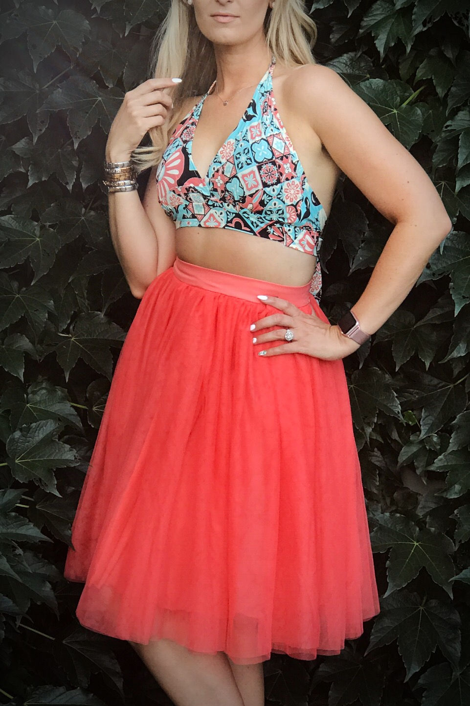 Thumbnail: TULLE SKIRT (Coral)