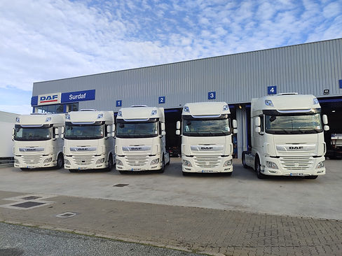 cabezas tractoras DAF XF 489 Super Space Cab transporte mercancias carretera eurobiotrans.