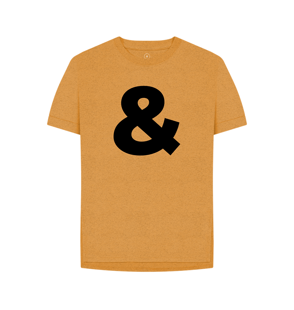 Thumbnail: Black '&' Women's  Remill Relaxed Fit T-shirt