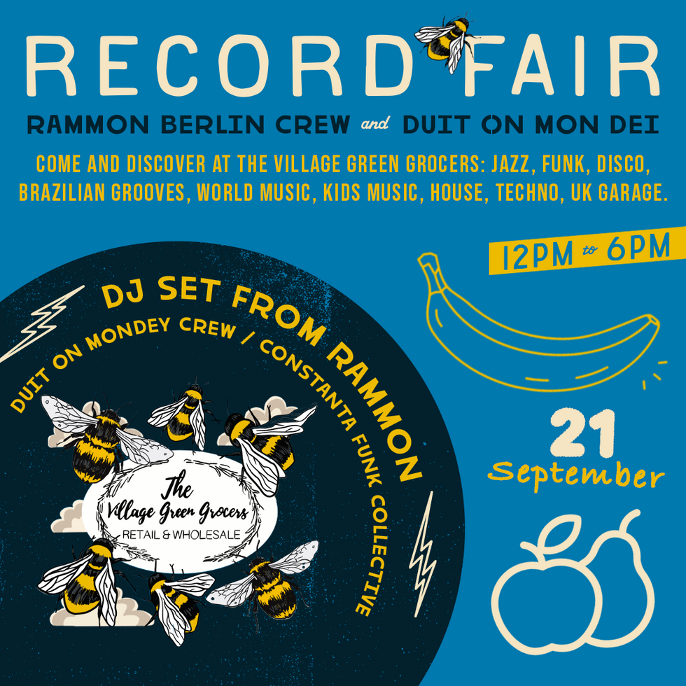 Record Fair at The Village Green Grocers in Charlton Village