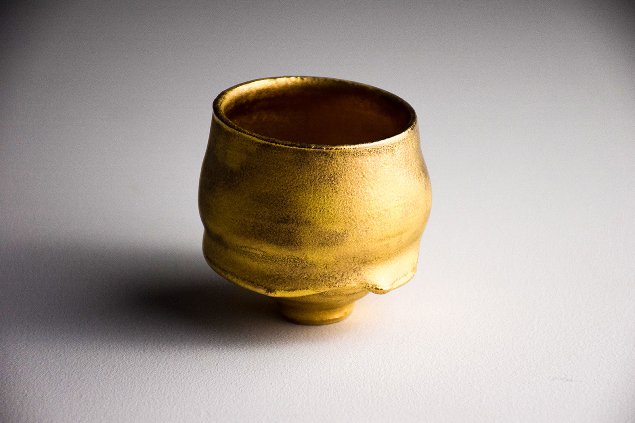 No. BP48 Yuta Segawa Miniature pot "New Gold" Large