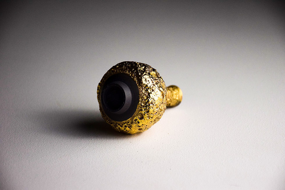Thumbnail: No. BP21 Yuta Segawa Miniature pot "New Gold" Large