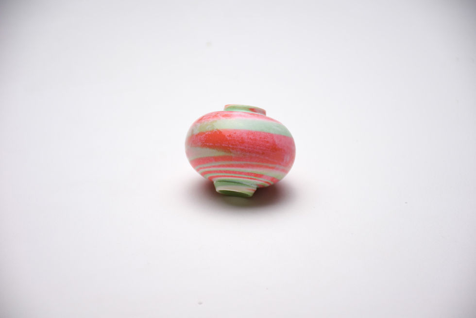 Thumbnail: No. CB118 Yuta Segawa "Marble" Miniature Pot Medium