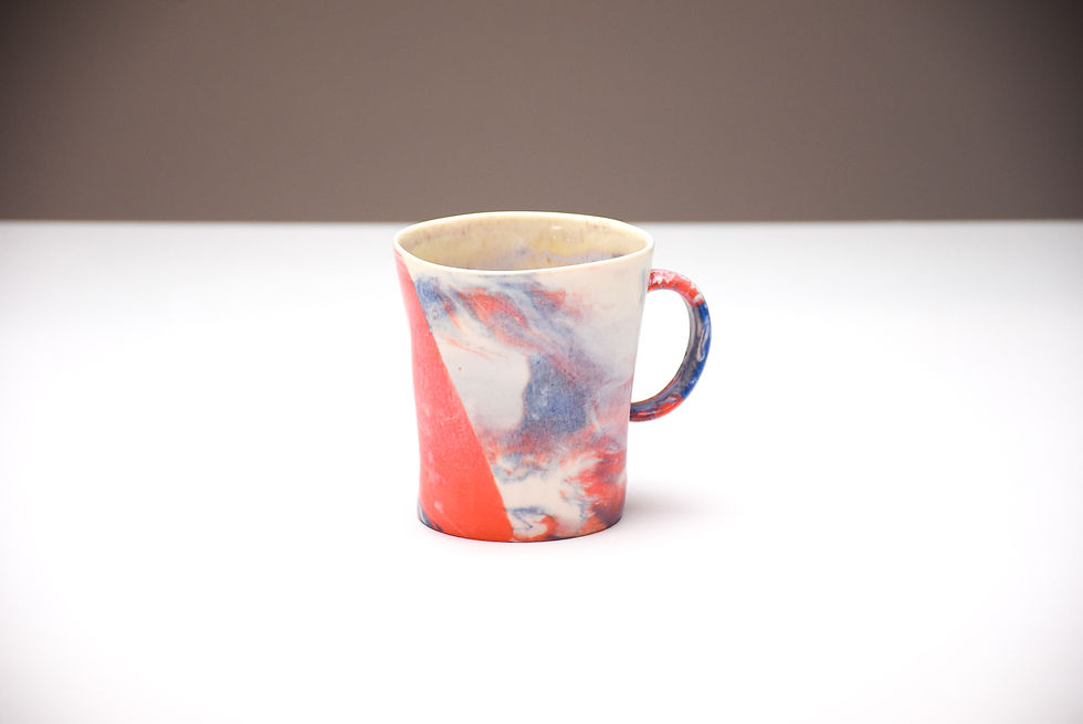 Thumbnail: No. CA37 SGW Lab Marbled Mug Distortion