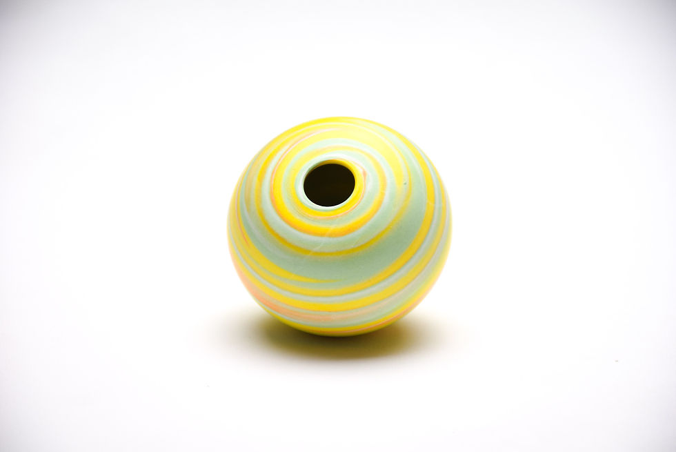 Thumbnail: No. CB201 Yuta Segawa "Marble" Miniature Pot Large