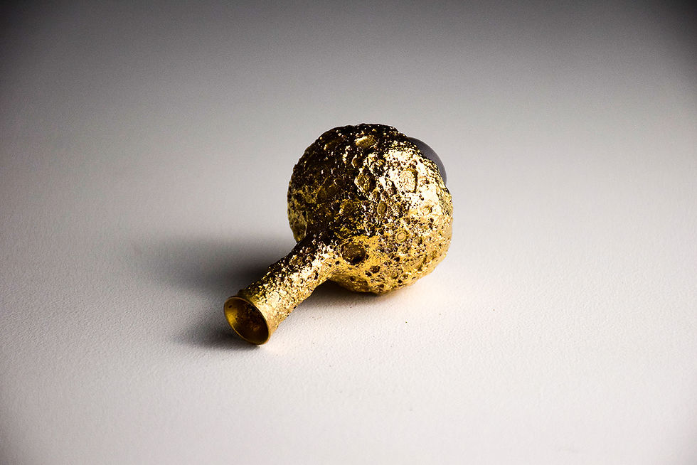 Thumbnail: No. BP21 Yuta Segawa Miniature pot "New Gold" Large
