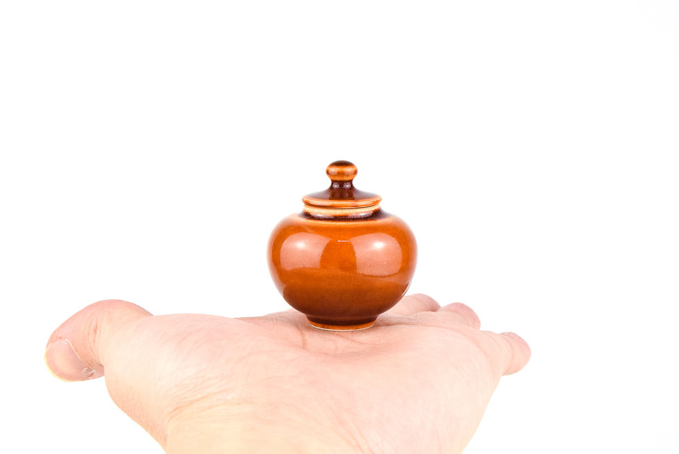 Thumbnail: No. E54 Yuta Segawa Miniature Pot & Cover  Medium