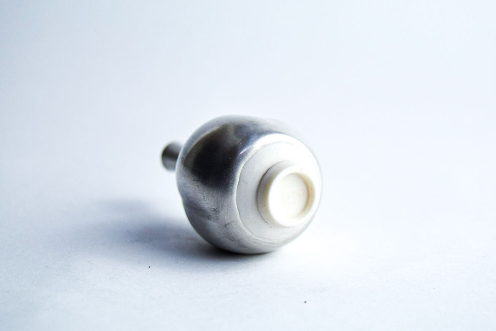 Thumbnail: No. S24 Yuta Segawa Miniature Pot 'Silver' Medium