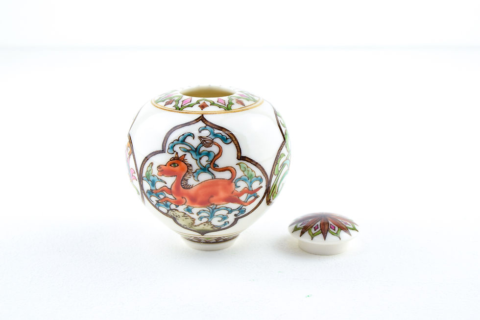 Thumbnail: P33 Miyu Kurihara × Yuta Segawa "Horse"Pot & Cover Large