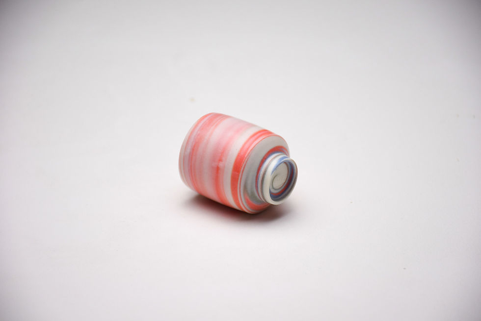 Thumbnail: No. CB109 Yuta Segawa "Marble" Miniature Pot Medium
