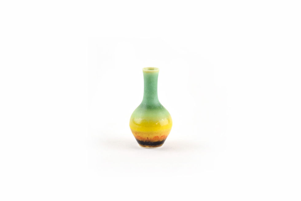 Thumbnail: No.HA125 Yuta Segawa Miniature pot "Super Sancai" Small